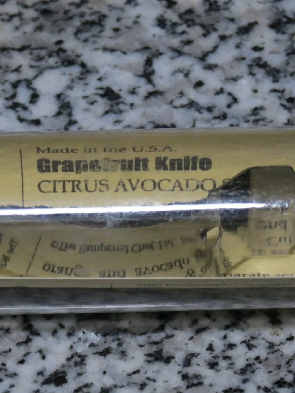 THE PAMPERED CHEF Grapefruit Knife #1265 In Tube Vintage Very Sharp NEW